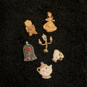 Origami Owl - Beauty and the Beast Charms